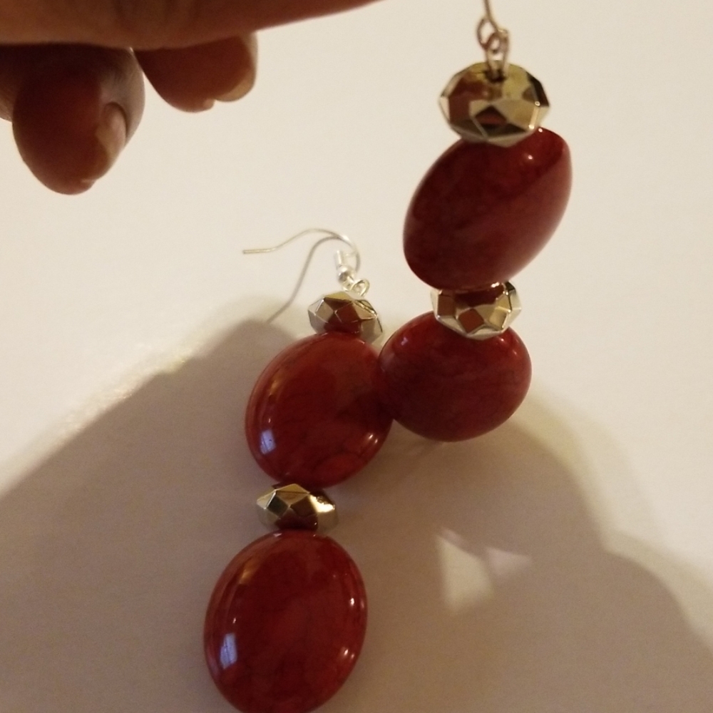 Handcraft earrings - Picture 2 of 3
